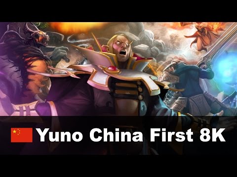 Yuno 1st China 8000 MMR Invoker Dota 2