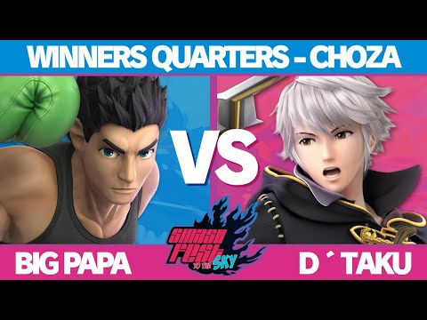 Smash Fest to the Sky - EMS | Big Papa (Mac) Vs. D´Taku (Robin) - Winners Quarters - Choza