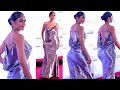 Bombastic In Silky Mrunal Thakur Flaunnts Her Huge Bombastic Back In Backless Outfit At Grazia
