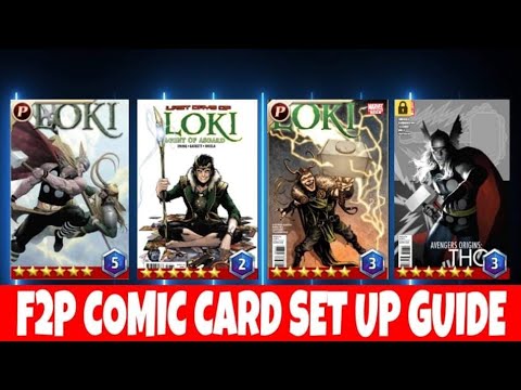 Comic cards setup guide for F2P - marvel future fight