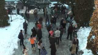 preview picture of video 'Flashmob Romania Curtea de Arges - General view'