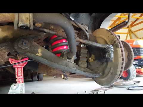 Easiest way to install airbags inside coil springs.