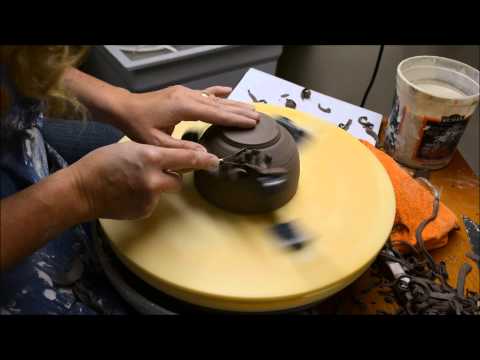 Trimming the Foot of a Wheel Thrown Bowl- for Beginners