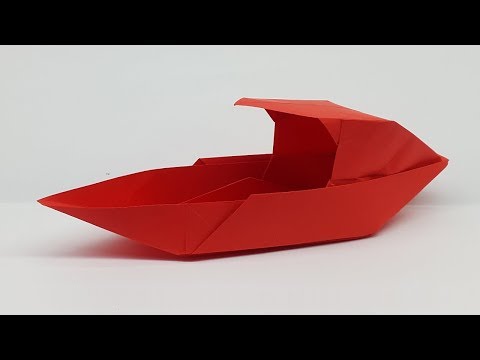 How to Make a Paper Boat Origami Tutorial | Origami Boat (Canoe)
