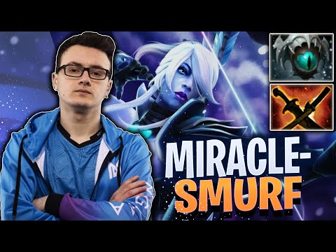 Miracle- Drow Ranger Super Slow w/ Skadi | Dota 2 7.28c Gameplay