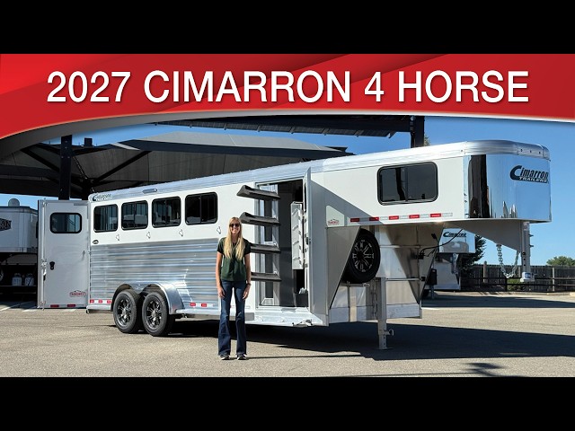 Preview image of 2027 Cimarron Norstar 4 Horse Gooseneck youtube video