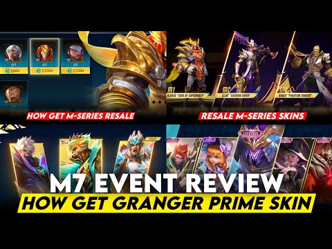 M7 EVENT REVIEW | M1 M2 M3 RESALE SKINS | FREE EXP LEVEL M7 | HOW GET GRANGER PRIME SKIN