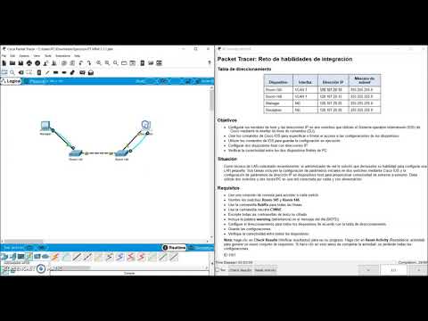 Tutorial y solución de ejercicio 1.2.1 | Cisco Packet tracer