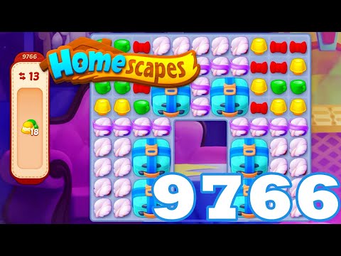 Homescapes Level 9766 HD 3 - match puzzle game | Gameplay Walkthrough | android | GameGo Game | IOS