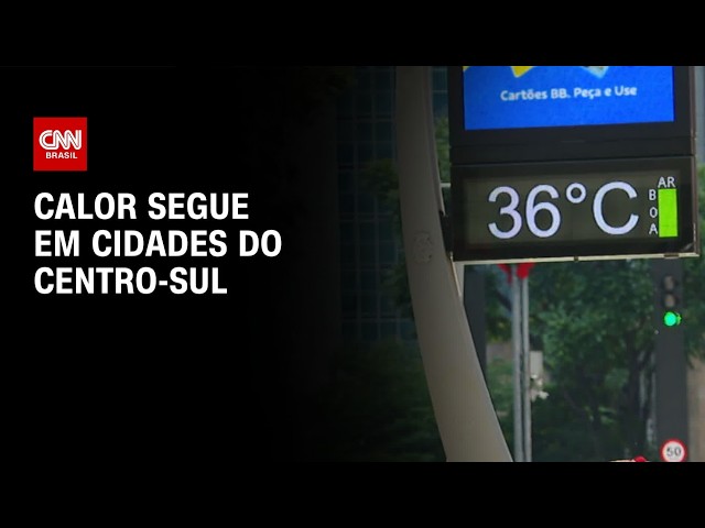 Previsão do tempo: calor segue em cidades do Centro-Sul | CNN NOVO DIA