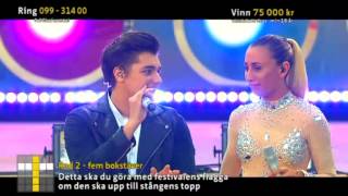 Anton Ewald & Medina - This could be something - Sommarkrysset (TV4)