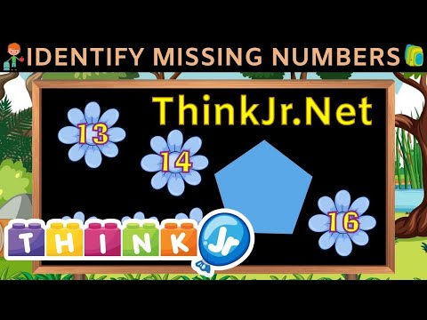 Missing Numbers for kindergarten | Educational video for kids | Learn numbers | ThinkJr Creations