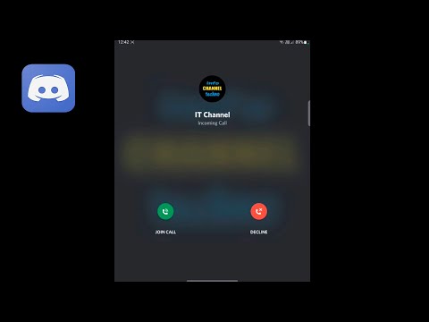 Discord Incoming Call on Samsung Galaxy Z Fold 3 (Screen Video)
