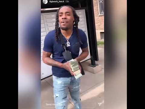 Louie pull to Oblock for Gleesh Birthday Muwop Edogg Duke in the cut #getbackgang