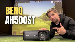 The PERFECT Solution for Small Golf Simulator Rooms? (BenQ AH500ST)