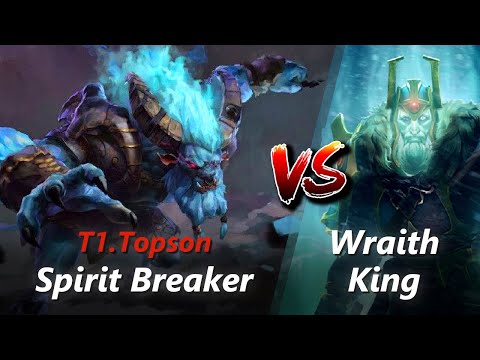 Topson offlane Spirit Breaker vs Wraith King/Mirana | First 10 minutes