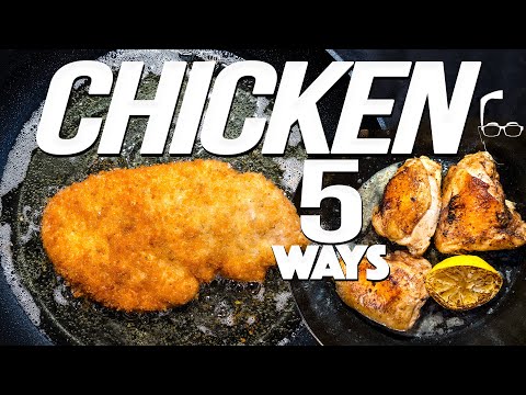 THE ULTIMATE CHICKEN VIDEO (5 EASY TECHNIQUES EVERYONE SHOULD KNOW) | SAM THE COOKING GUY