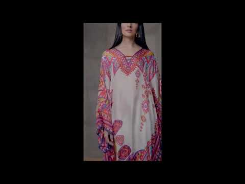 Indian Designer Rajdeep Ranawat's summer collection 2024 of kaftans and co-ords on Ogaan.com