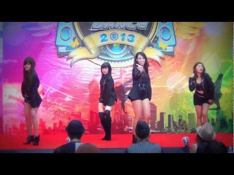 130328 Caramel KISS cover miss A @THE BATTLE STAGE DANCE 2013(audition)