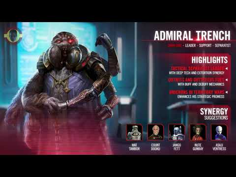 Star Wars: Galaxy of Heroes - Kit Reveal: Admiral Trench | Royal Chiss News |