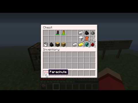 Minecraft: Mod Spotlight - Adventure mod(jetpack, parachute, teleporter)