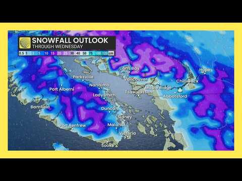 Snow and Chill Heading to Lower B.C. Elevations | #forecast