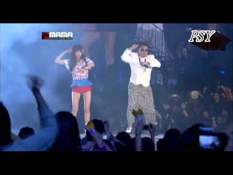 gangnam Style PSY and Hyuna live HD