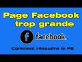 Page Facebook Trop Grande Sur Tablette