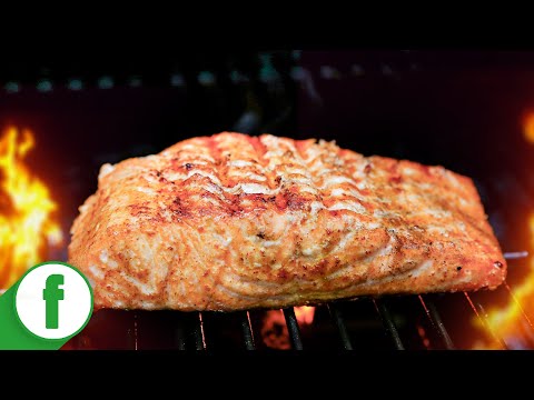 Gegrillter Lachs mit Ölmarinade | Beste Grillrezepte mit Fisch