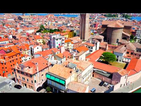 Chioggia - "Little Venice" - 4K drone over the city