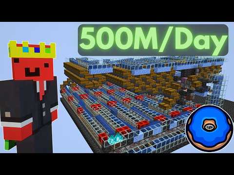 Best Beginner Kelp Farm For Donut SMP - 500M/day (tutorial)