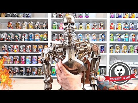 Build The Terminator T-800 Issue 105 - Fit The Back Panel & Attach Shoulder Connectors (Speed Build)