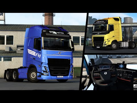 Mod для ✔VOLVO✔ ETS2 | VK Интерьер для Volvo FH версия 2.0 для Euro Truck Simulator 2 (v1.30.x)