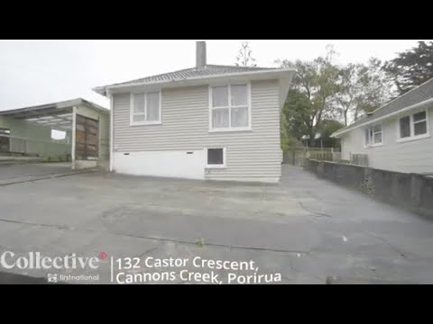 132 Castor Crescent, Cannons Creek, Porirua, Wellington, 3房, 1浴, 独立别墅