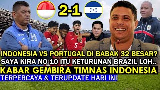 Download lagu YES REZEKI TAK TERDUGA TIBA 🔵 Pengakuan Legenda Brazil Ronaldo Usai Timnas U-17 Vs Honduras, Really❓ mp3