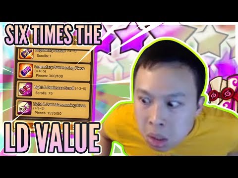 SAVED 100 LD F2P! Summons 2 LD NAT 5s?! - SPECTACULAR Session! - Summoners War