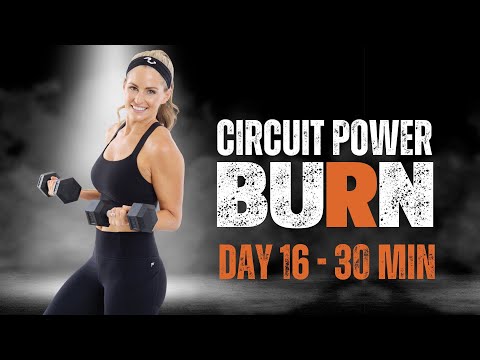 30 Minute Dumbbell Circuit Power - BURN #16