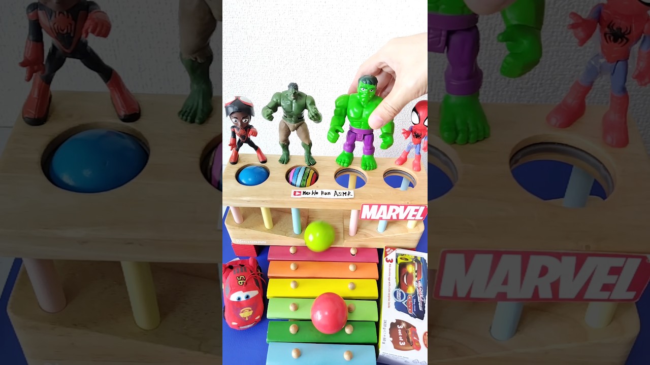 🎶Sound＃44 Marvel Spider-Man  Oody satisfying ASMR #shorts #asmr #funny @marblerun-asmr