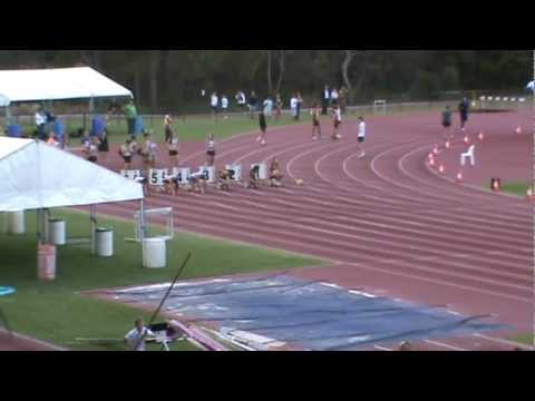 Hannah Watt 100m (07/12/2012) @ WAAS PERTH
