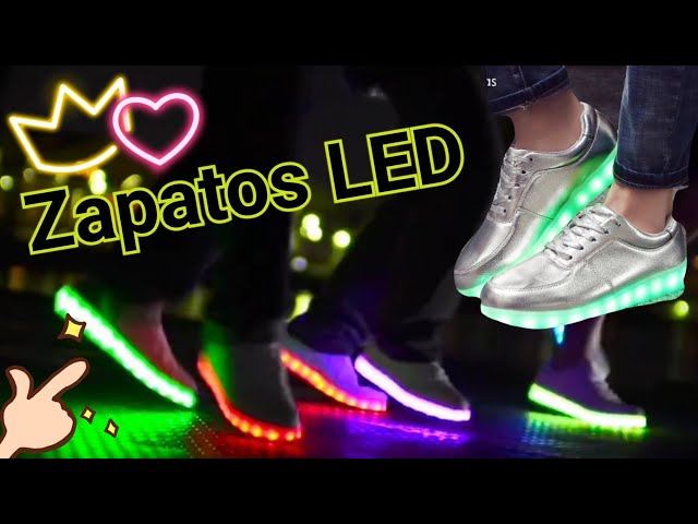 Vídeo relacionado con APTESOL 11 Modos LED Zapatillas, Zapatillas Altas con iluminación para Hombres y Mujeres, Zapatos con Luces Intermitentes Recargables por USB [Negro,38]