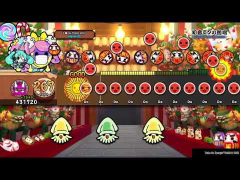 The Intense Voice of Hatsune Miku 10 ★ - Oni Full Combo - Taiko no Tatsujin: Drum Session!