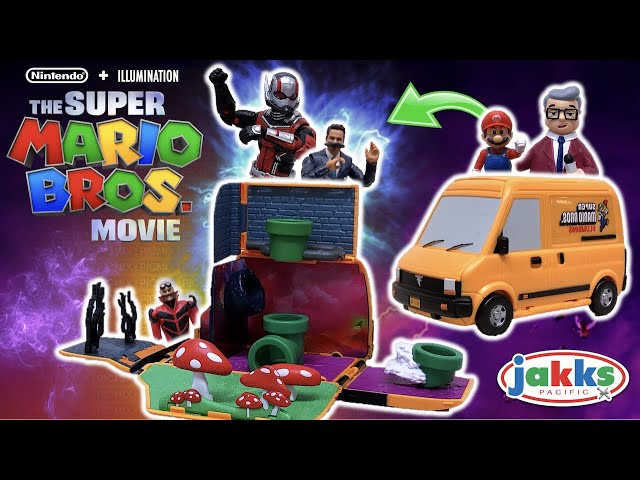 Vídeo relacionado con Ausomely Nintendo Super Mario - Playset Furgoneta de la Película Super Mario - Juego de Mesa de Mario Bros - Juguetes Niños 3 Años +