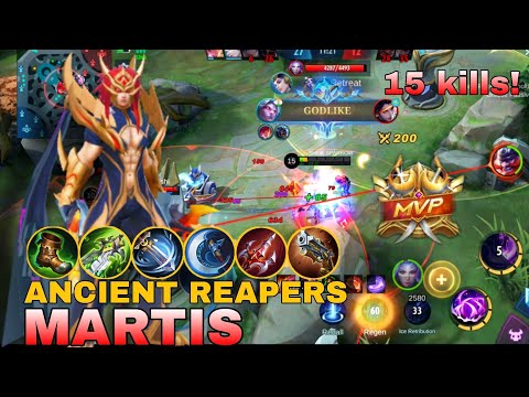 Martis | One Hit Delete Enemies | Best Gameplay | Best Build 2022 | mobile legends bang bang.