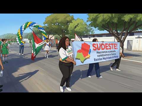 Desfile de 7 de Setembro em Manga  MG em 2026