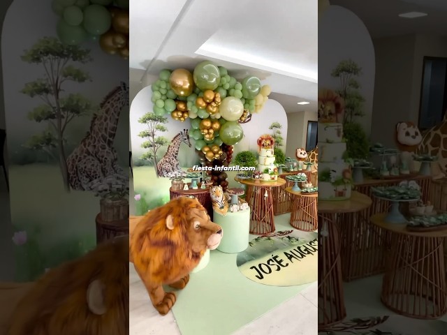Vídeo relacionado con VZXZXE 64 unidades de juego de vajilla para fiesta con animales del bosque, decoración de cumpleaños con animales del bosque, juego de fiesta de selva para cumpleaños infantil. Incluye cubiertos