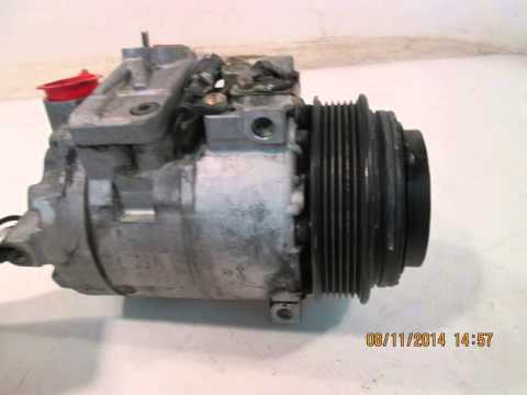 1998 Mercedes C230 AC / Air Compressor pump + clutch 202TYPE - mbiparts.com Used OEM Mercedes... OEM