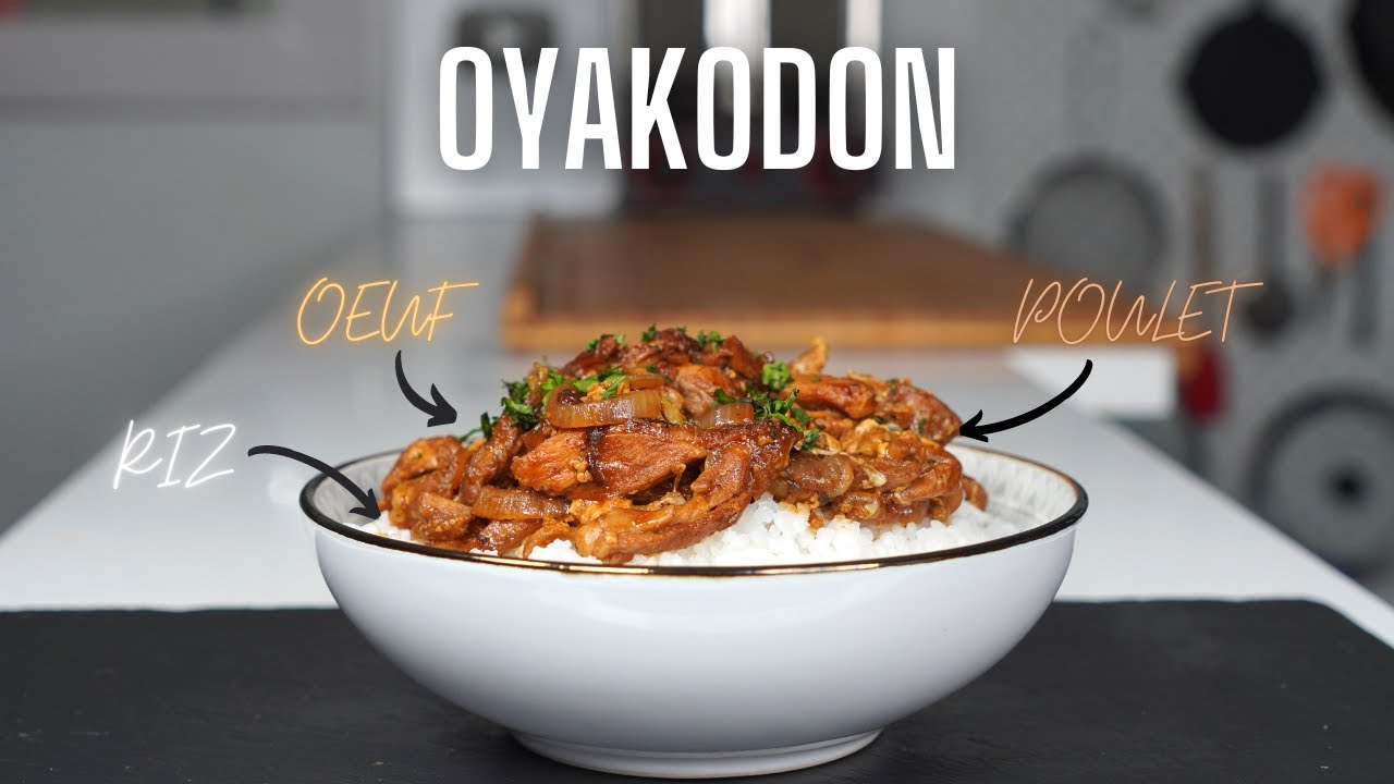Bol De Riz Japonais Au Poulet & Aux Oeufs - Oyakodon - Food Is Love