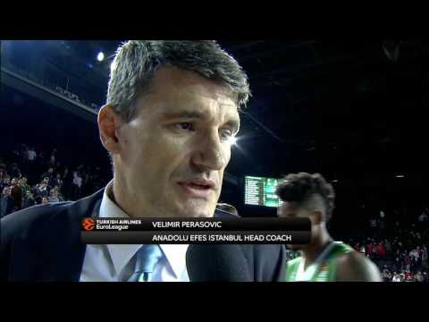 Post-game interview: Coach Perasovic, Anadolu Efes Istanbul 