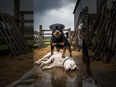 Black Dogs vs. White dogs Battle for Dominance #shorts