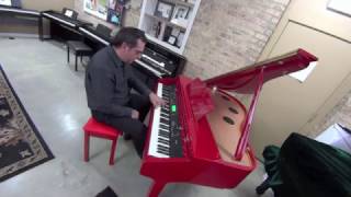 Video thumbnail for Jazz Piano in "D" on the Samick SG-450 Digital Grand Piano by American Music World Pianos